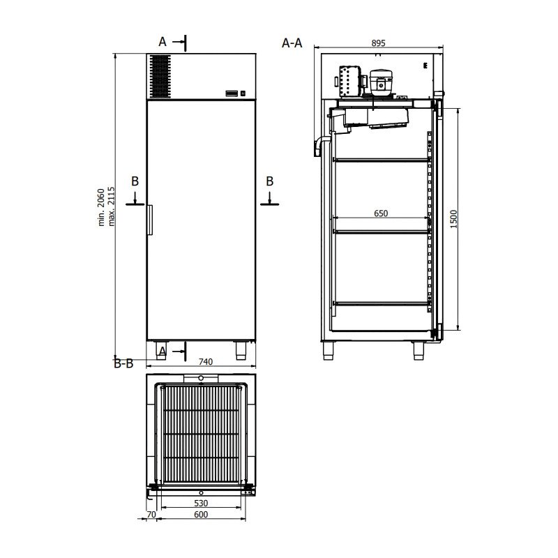 Freezer „Bolarus“ Clara F700